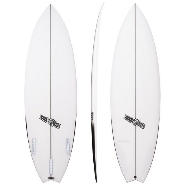 Xero Fusion 5'8" x 19 1/2" X  2 5/16" - 27.60L, Squash, 3x  FCS 2 Fin Boxes, PU - ID:952295