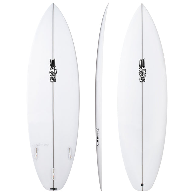 Xero Gravity 5'7" x 18 5/8" X  2 3/16" - 24.30L, Squash, 3x  Futures Fin Boxes, PU - ID:940983